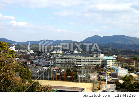 延命公園:從「交流之丘」眺望大牟田市中心 延命公園:從「交流之丘」眺望大牟田市中心 122448286