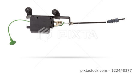 tank lock on a white isolated background. Eco-friendly modern fuels tank lock on a white isolated background. Eco-friendly modern fuels 122448377