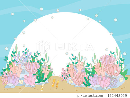 coral under sea frame 2 coral under sea frame 2 122448939