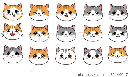 可愛貓咪圖示集合 122449047