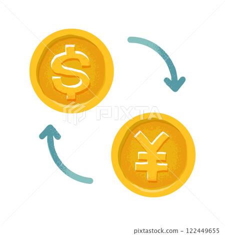 日元和美元外匯圖像圖 日元和美元外匯圖像圖 122449655