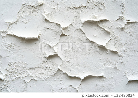 Rough old cement wall with peeling paint. Grungy and aged surface. Abstract background Rough old cement wall with peeling paint. Grungy and aged surface. Abstract background 122450824