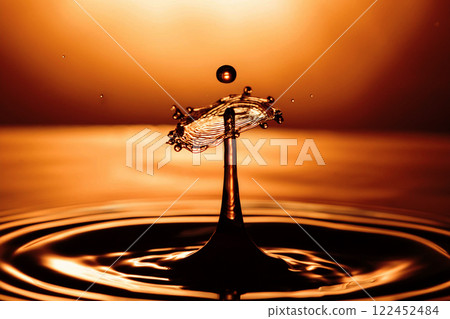 滴落的咖啡滴 滴落的咖啡滴 122452484