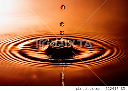 滴落的咖啡滴 滴落的咖啡滴 122452485