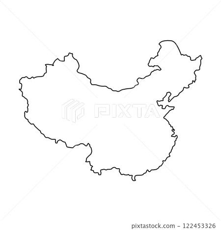 China Map Icon 122453326