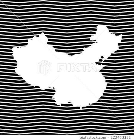China Map Icon 122453331