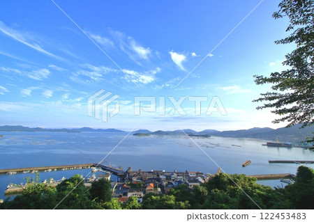 從聖福寺山公園眺望大芝島和飛島街道 122453483