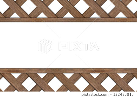 A frame sandwiched between three-dimensional brown lattices of bubinga A frame sandwiched between three-dimensional brown lattices of bubinga 122453813