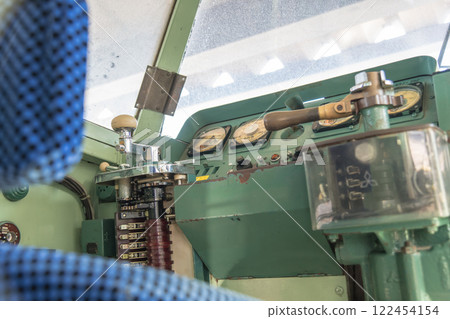 [Kitakyushu Mojiko Kyushu Railway Museum, driver's seat of 485 series train] 122454154