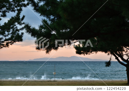 View of Shodoshima from Keino Matsubara Beach View of Shodoshima from Keino Matsubara Beach 122454220