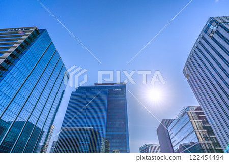 Yokohama cityscape in Japan: Towards a new era... View of the Yokohama Sympho Stage and other buildings in front of Shin-Takashima Station = January 15, 2025 Yokohama cityscape in Japan: Towards a new era... View of the Yokohama Sympho Stage and other buildings in front of Shin-Takashima Station = January 15, 2025 122454494