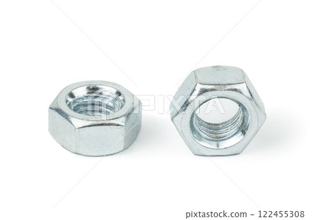 screw isolated on the white backgrounds screw isolated on the white backgrounds 122455308