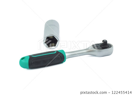 New torque wrench isolated on a white background 122455414