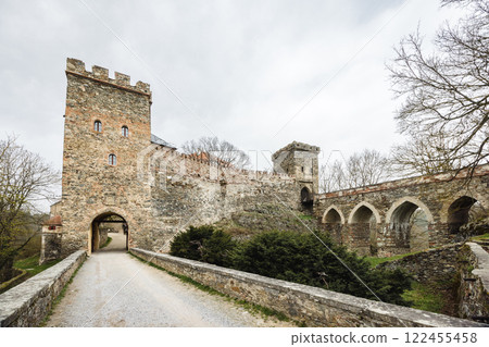 Bitov Castle in Znojmo region in South Moravia, Czech Republic, Europe. 122455458