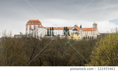 Vranov nad Dyji Castle in Znojmo region in South Moravia, Czech Republic, Europe. 122455461