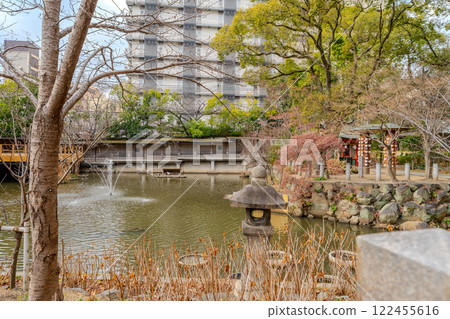 兵庫縣三宮市生田神社風景 122455616