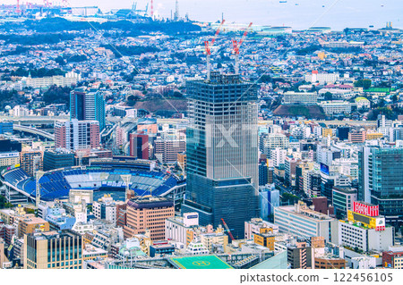日本橫濱市容,可眺望橫濱體育場、關內站前的基地門、橫濱關內塔等(2025年1月) 日本橫濱市容,可眺望橫濱體育場、關內站前的基地門、橫濱關內塔等(2025年1月) 122456105