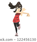 年輕女子跑步 122456130