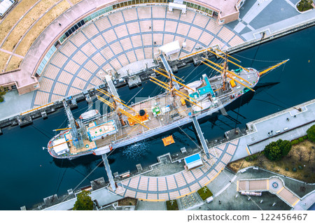 Yokohama cityscape in Japan, overlooking Sakuragicho Station and the Nippon Maru (January 19, 2025) Yokohama cityscape in Japan, overlooking Sakuragicho Station and the Nippon Maru (January 19, 2025) 122456467
