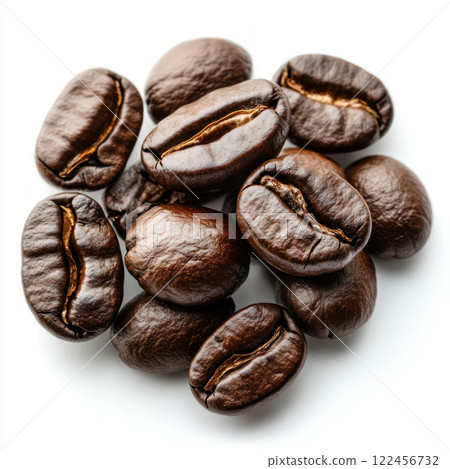 Coffee beans isolated on white background Coffee beans isolated on white background 122456732