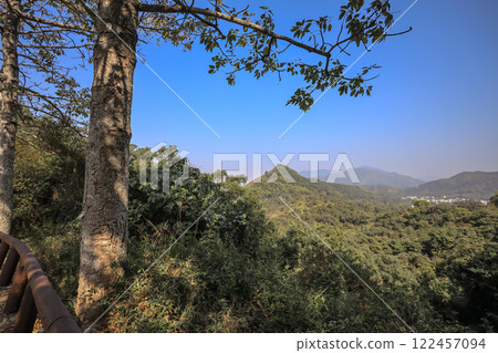 Jan 11 2025 Tranquil Green Mountain View Under a Clear Blue Sky Jan 11 2025 Tranquil Green Mountain View Under a Clear Blue Sky 122457094