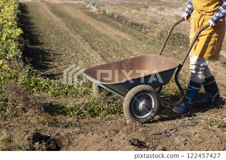 田間勞動的婦女風景 122457427