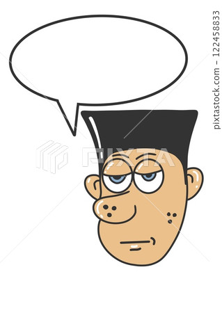 Comical face speech bubble 3 Comical face speech bubble 3 122458833