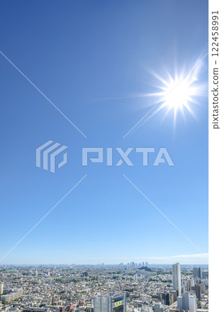 從三軒茶屋看東京的城市景觀 從三軒茶屋看東京的城市景觀 122458991