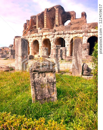 building, rome, amphitheater 122459657