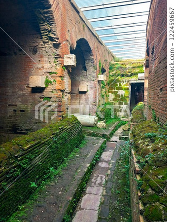 rome, amphitheater, ruin 122459667