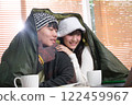 Young Asian couple living at home 122459967