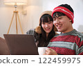 Young Asian couple living at home 122459975