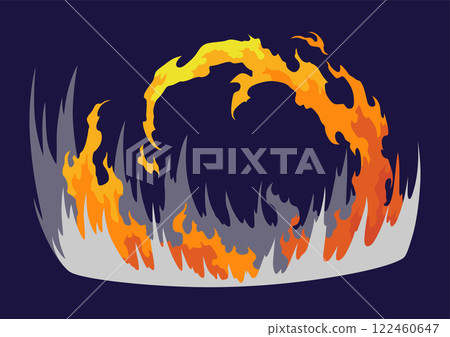 Comics boom explosion icon. Fire blast element. Explosive smoke for game, comic boom flash fire. Cartoon art vector illustration Comics boom explosion icon. Fire blast element. Explosive smoke for game, comic boom flash fire. Cartoon art vector illustration 122460647