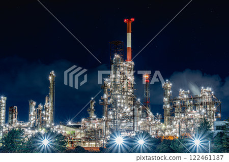 Yokkaichi Industrial area night view Nagoya 122461187