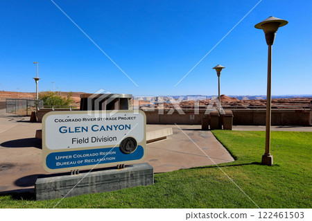 美國亞利桑那州格蘭峽谷大壩銘牌 122461503