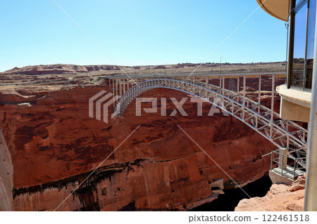 Glen Canyon Dam Bridge, Arizona, USA Glen Canyon Dam Bridge, Arizona, USA 122461518