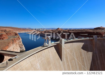 美國亞利桑那州格倫峽谷大壩 美國亞利桑那州格倫峽谷大壩 122461521