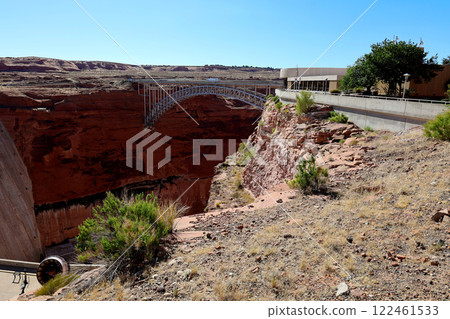 美國亞利桑那州格倫峽谷大壩 美國亞利桑那州格倫峽谷大壩 122461533
