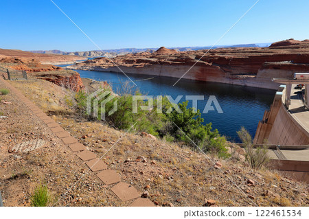 美國亞利桑那州格倫峽谷大壩 美國亞利桑那州格倫峽谷大壩 122461534