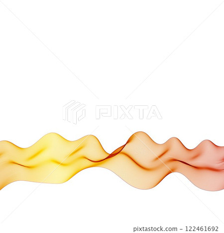 Orange and red wave pattern. Modern design element. Presentation template. Eps 10 122461692