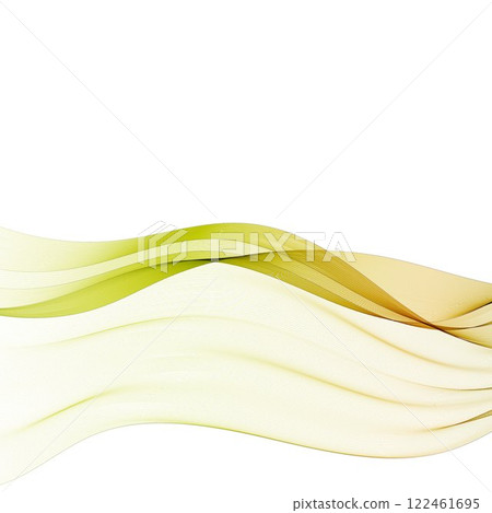 Green abstract wave. Vector curves. Eps10 122461695