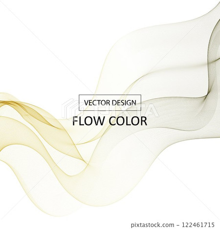 Vector wave. Presentation template. Decor element. Eps 10 122461715
