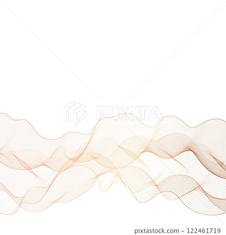 Colorful abstract wave. Vector pattern. Color lines. Layout for presentation, advertising, banner. Eps 10 122461719