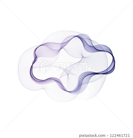 Blue lines. Round wave pattern. Abstract vector wave. Presentation template. Eps 10 Blue lines. Round wave pattern. Abstract vector wave. Presentation template. Eps 10 122461721