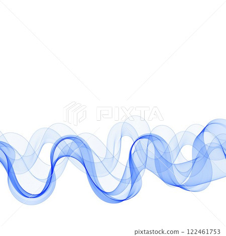 Blue wave. abstract vector graphics. Eps 10 122461753
