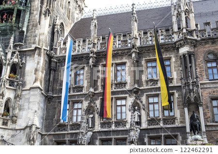 City hall in Munich, pedestrian zone, Bavaria, Germany City hall in Munich, pedestrian zone, Bavaria, Germany 122462291