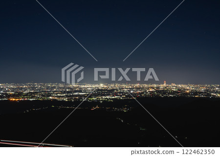 Hamamatsu cityscape and night view from Takizawa Observatory (Shizuoka Prefecture) 122462350