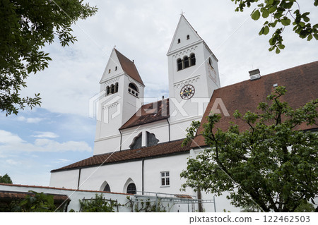 Pilgrimage church Steingaden, Munich Way of St. James, Bavaria, Germany 122462503