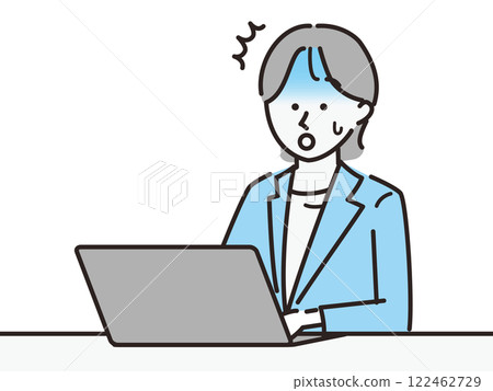 使用電腦的女人_Miss 122462729