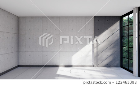 empty interior room shadow wall space background mock up architecture sunlight. empty interior room shadow wall space background mock up architecture sunlight. 122463398